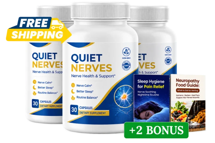 3 bottles of Quiet Nerves